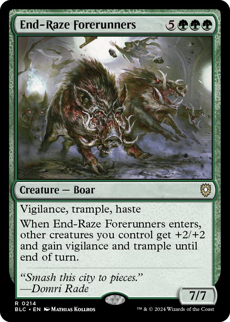End-Raze Forerunners [Bloomburrow Commander] - Magic: The Gathering - Card Brawlers | Quebec | Canada |