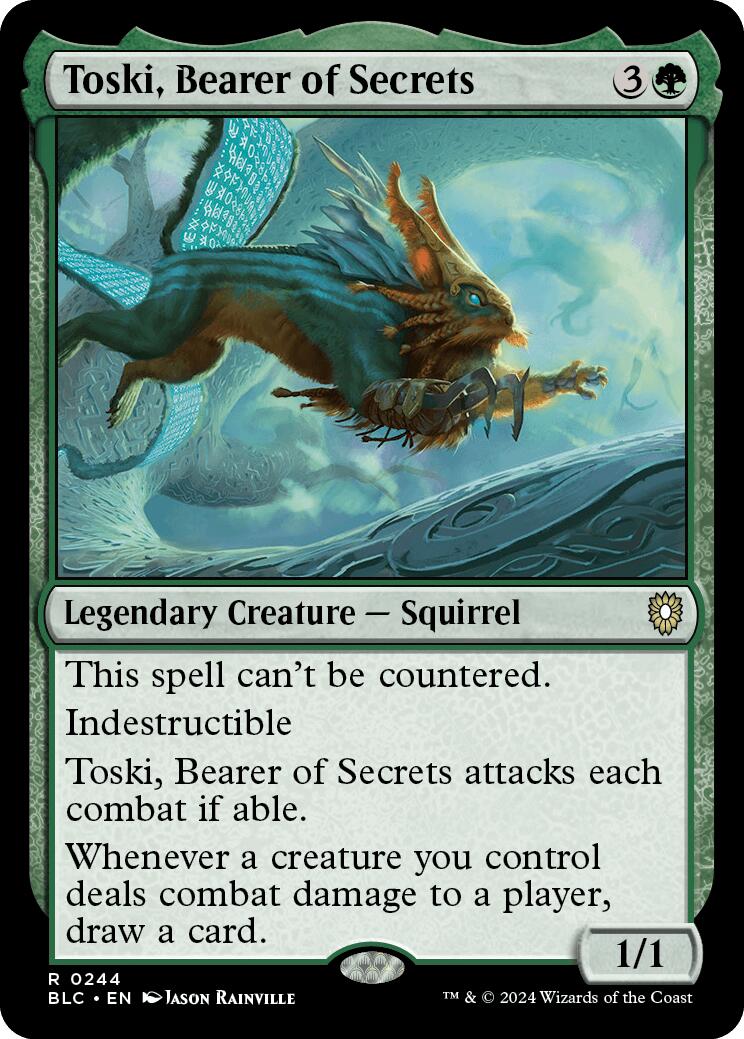 Toski, Bearer of Secrets [Bloomburrow Commander] - Magic: The Gathering - Card Brawlers | Quebec | Canada |