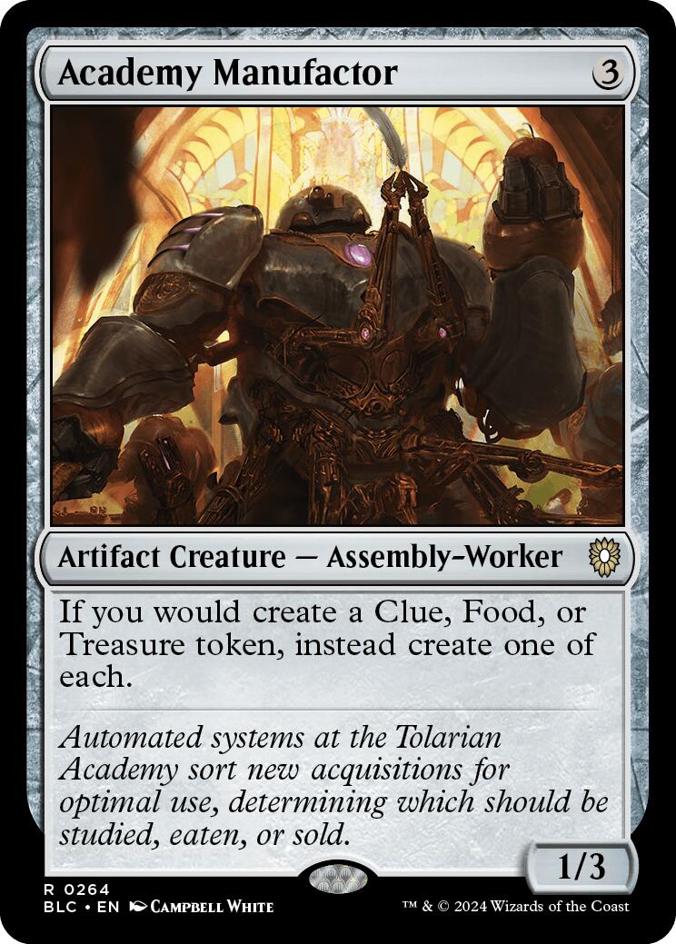 Academy Manufactor [Bloomburrow Commander] - Magic: The Gathering - Card Brawlers | Quebec | Canada |