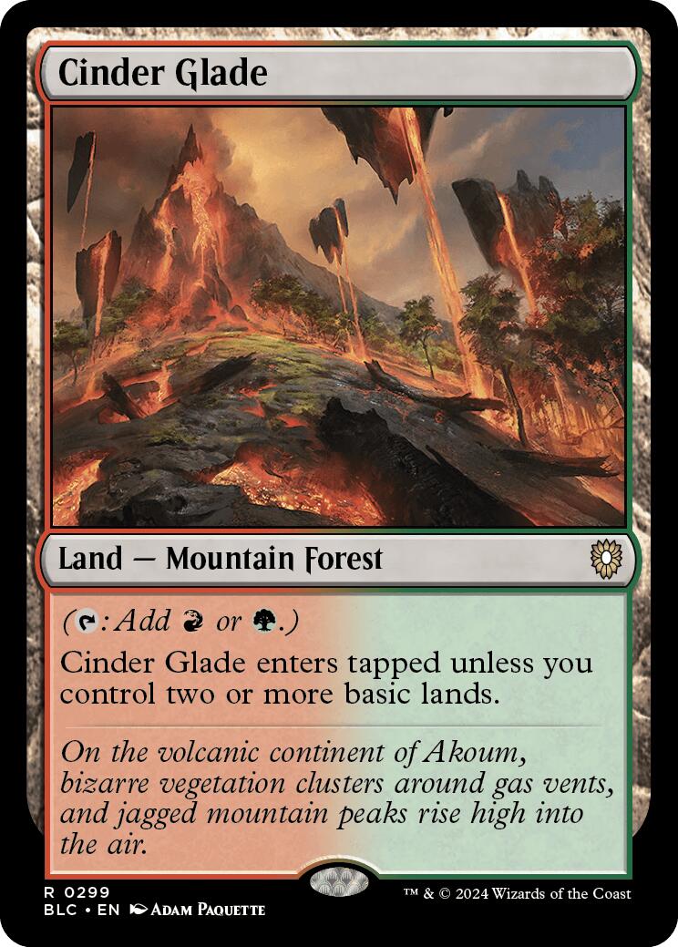 Cinder Glade [Bloomburrow Commander] - Magic: The Gathering - Card Brawlers | Quebec | Canada |