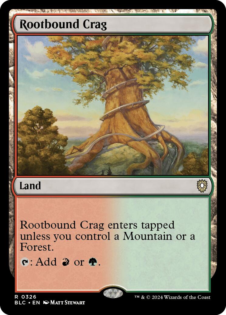 Rootbound Crag [Bloomburrow Commander] - Magic: The Gathering - Card Brawlers | Quebec | Canada |