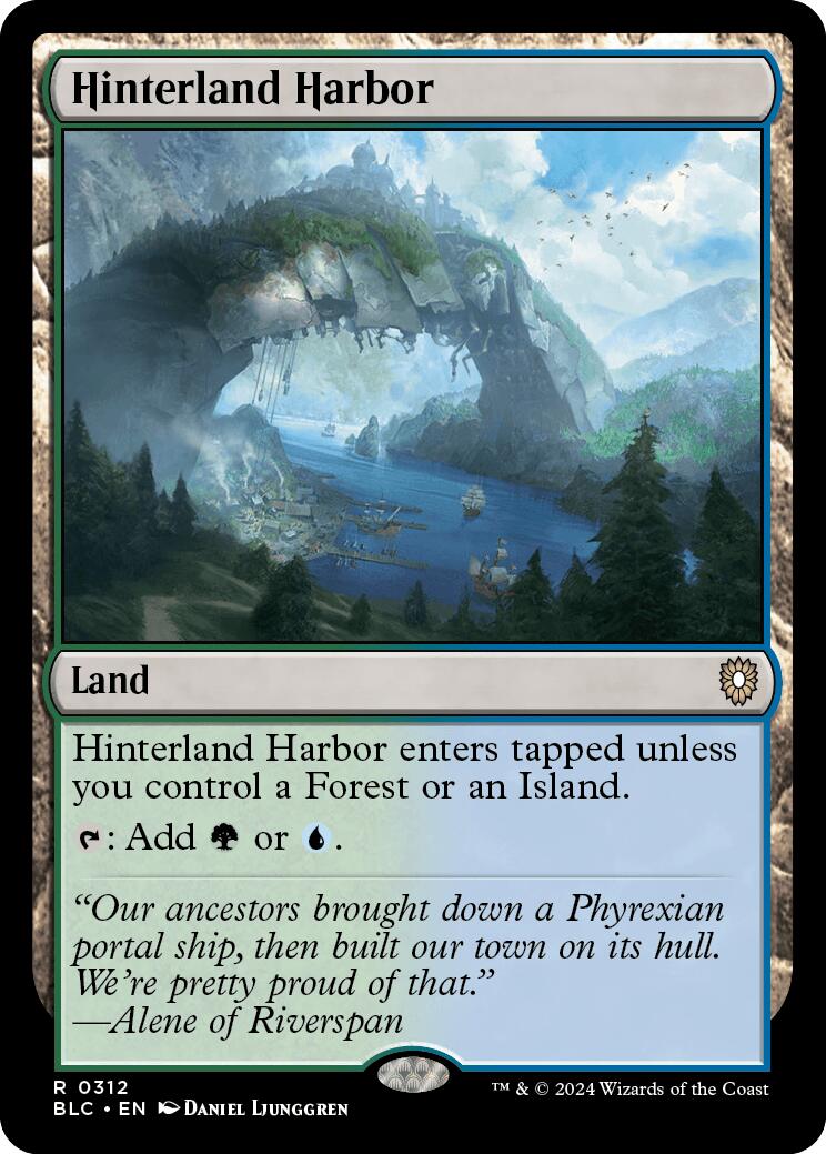 Hinterland Harbor [Bloomburrow Commander] - Magic: The Gathering - Card Brawlers | Quebec | Canada |