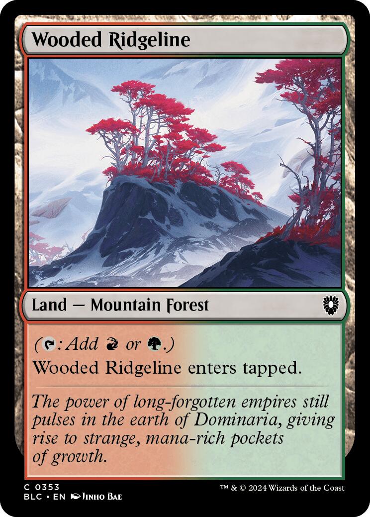 Wooded Ridgeline [Bloomburrow Commander] - Magic: The Gathering - Card Brawlers | Quebec | Canada |