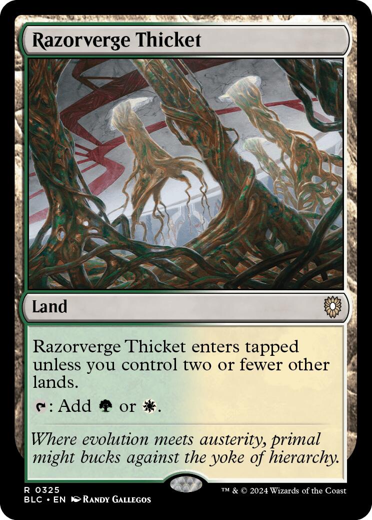 Razorverge Thicket [Bloomburrow Commander] - Magic: The Gathering - Card Brawlers | Quebec | Canada |