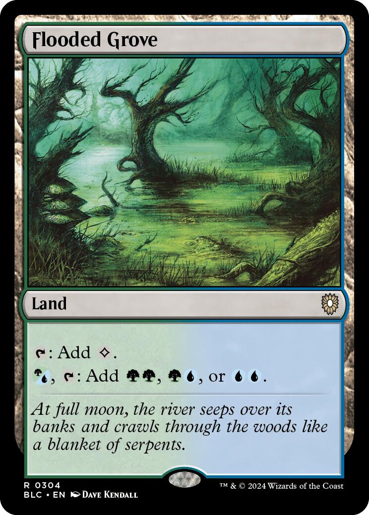 Flooded Grove [Bloomburrow Commander] - Magic: The Gathering - Card Brawlers | Quebec | Canada |