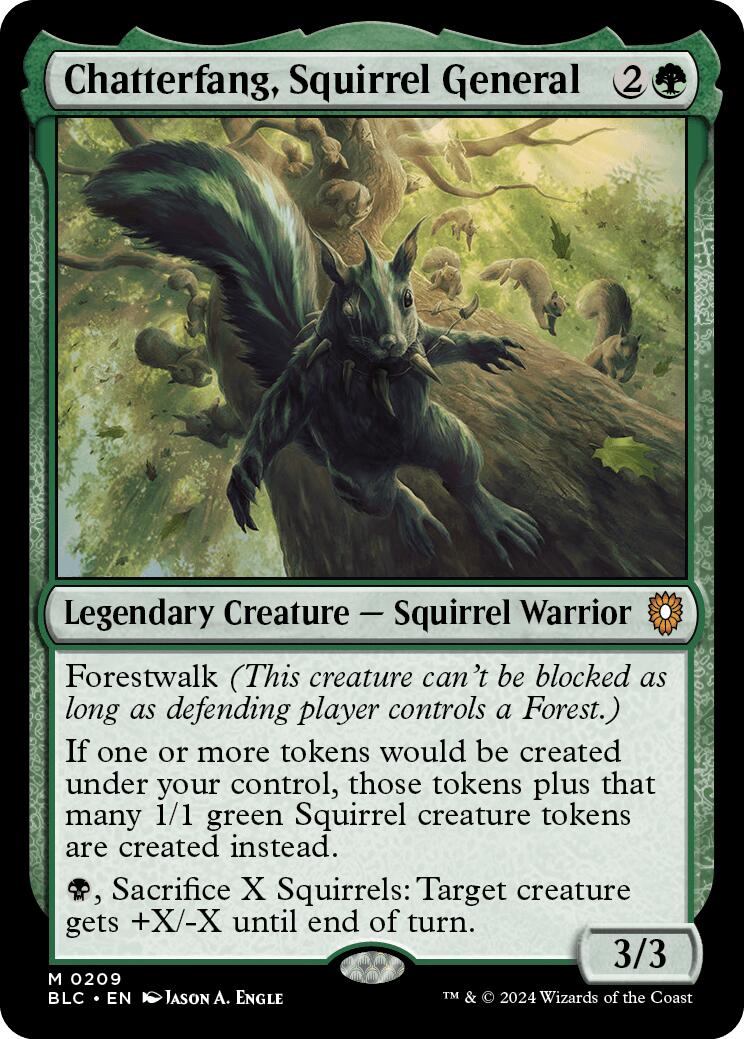 Chatterfang, Squirrel General [Bloomburrow Commander] - Magic: The Gathering - Card Brawlers | Quebec | Canada |