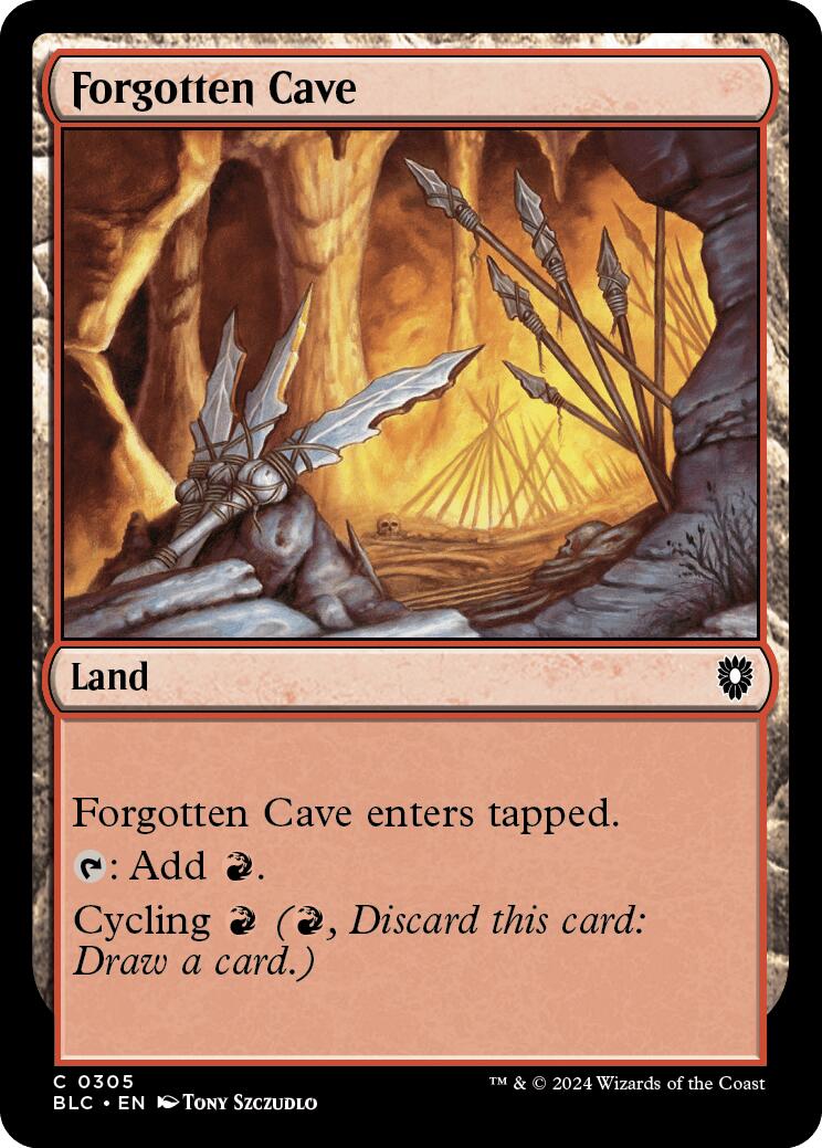 Forgotten Cave [Bloomburrow Commander] - Magic: The Gathering - Card Brawlers | Quebec | Canada |