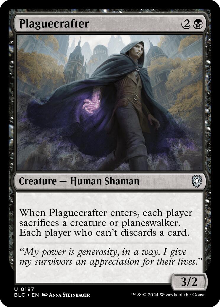 Plaguecrafter [Bloomburrow Commander] - Magic: The Gathering - Card Brawlers | Quebec | Canada |