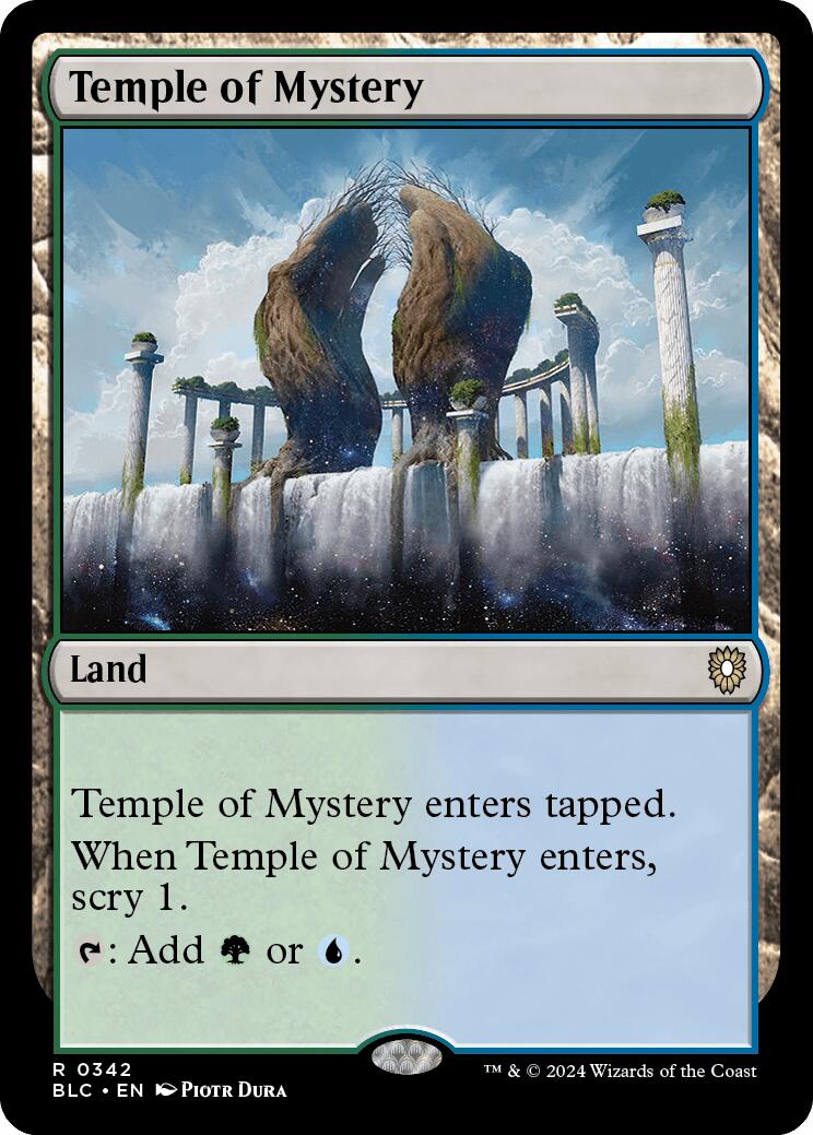 Temple of Mystery [Bloomburrow Commander] - Magic: The Gathering - Card Brawlers | Quebec | Canada |