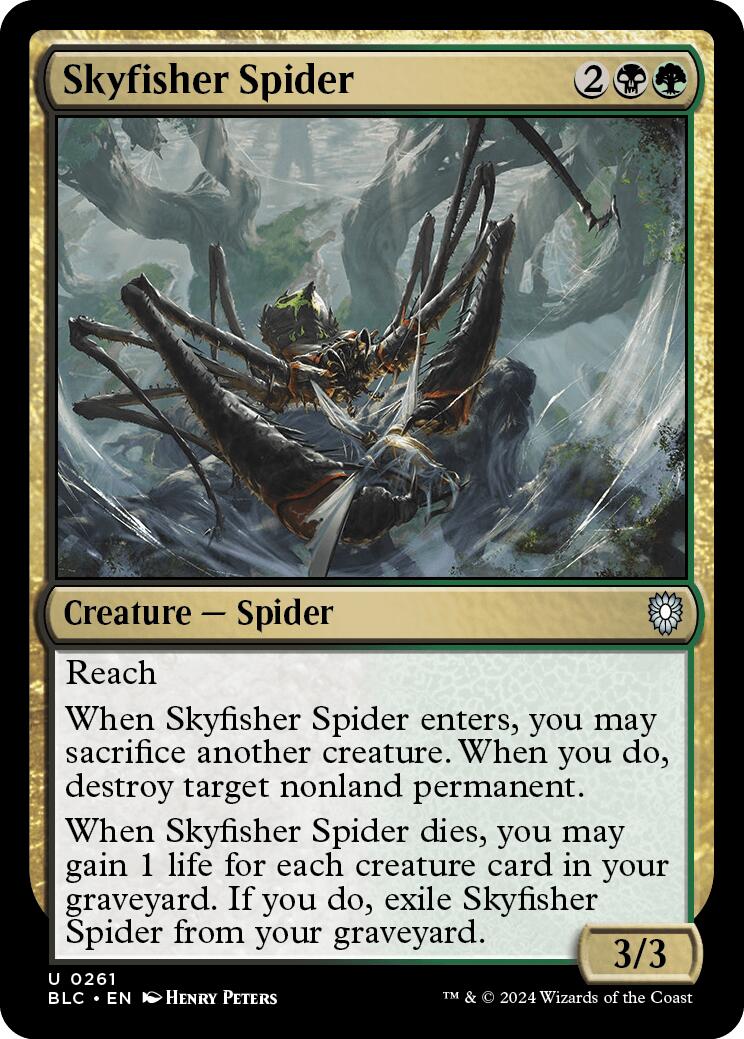 Skyfisher Spider [Bloomburrow Commander] - Magic: The Gathering - Card Brawlers | Quebec | Canada |