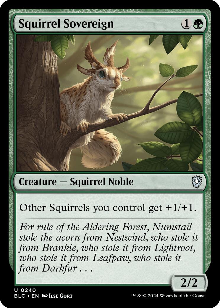 Squirrel Sovereign [Bloomburrow Commander] - Magic: The Gathering - Card Brawlers | Quebec | Canada |