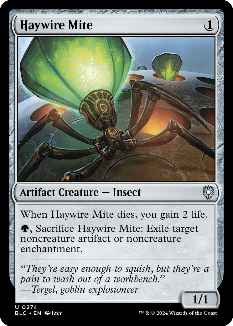 Haywire Mite [Bloomburrow Commander] - Magic: The Gathering - Card Brawlers | Quebec | Canada |