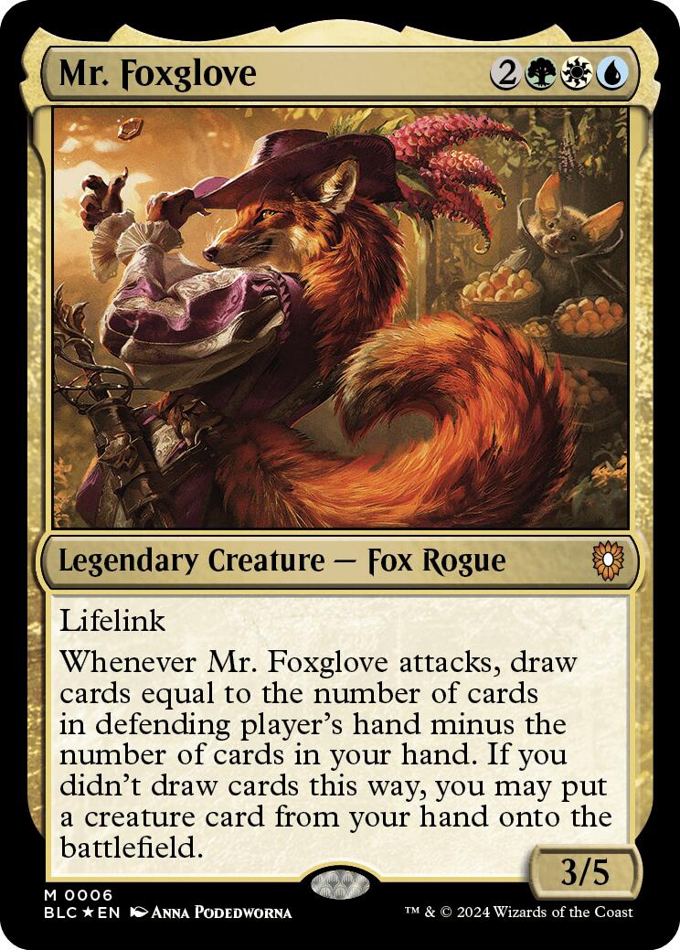 Mr. Foxglove [Bloomburrow Commander] - Magic: The Gathering - Card Brawlers | Quebec | Canada |