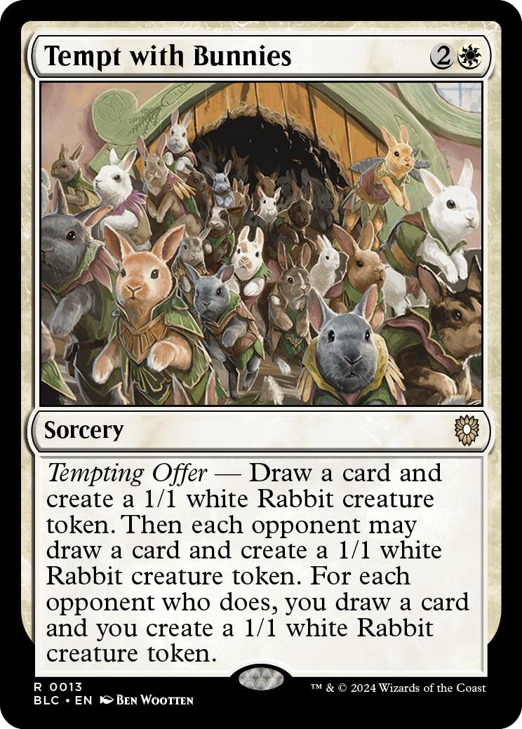 Tempt with Bunnies [Bloomburrow Commander] - Magic: The Gathering - Card Brawlers | Quebec | Canada |
