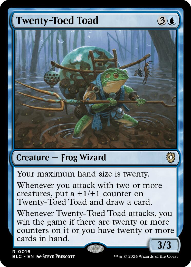 Twenty-Toed Toad [Bloomburrow Commander] - Magic: The Gathering - Card Brawlers | Quebec | Canada |