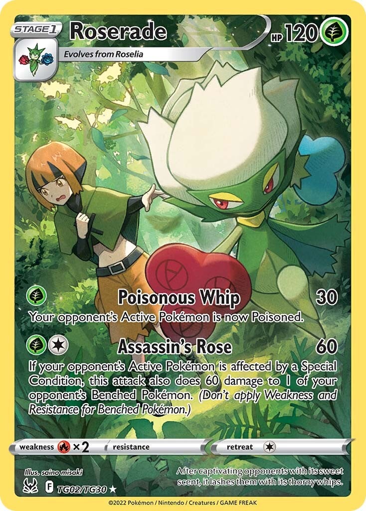 Roserade (TG02/TG30) [Sword & Shield: Lost Origin] - Pokémon - Card Brawlers | Quebec | Canada |