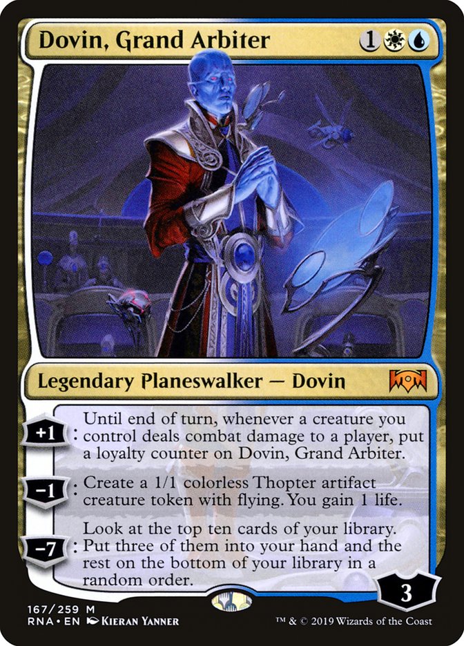 Dovin, Grand Arbiter [Ravnica Allegiance] - Magic: The Gathering - Card Brawlers | Quebec | Canada |