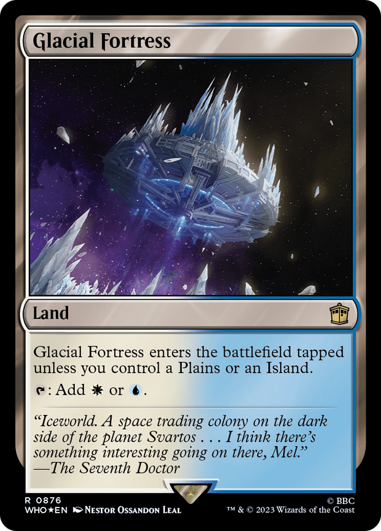 Glacial Fortress (Surge Foil) [Doctor Who] - Magic: The Gathering - Card Brawlers | Quebec | Canada |