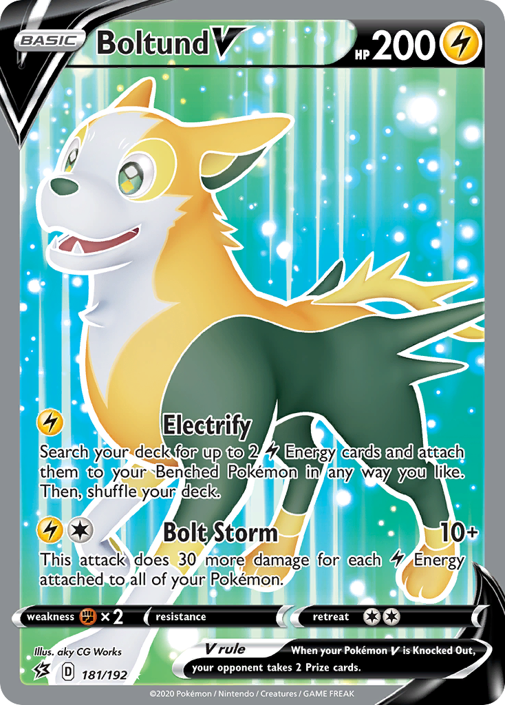 Boltund V (181/192) [Sword & Shield: Rebel Clash] - Pokémon - Card Brawlers | Quebec | Canada |