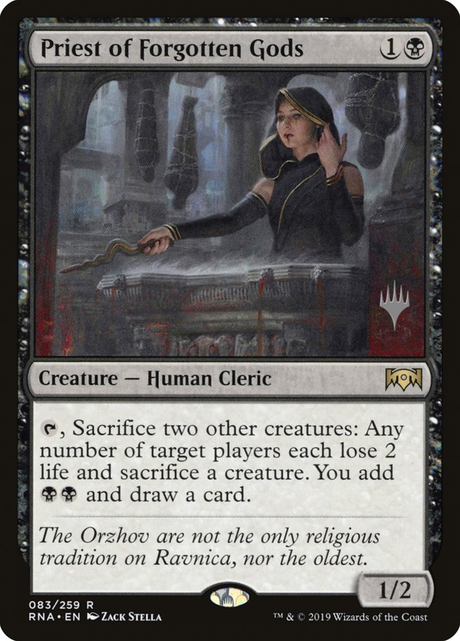 Priest of Forgotten Gods (Promo Pack) [Ravnica Allegiance Promos] - Magic: The Gathering - Card Brawlers | Quebec | Canada |