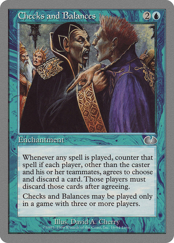 Checks and Balances [Unglued] - Magic: The Gathering - Card Brawlers | Quebec | Canada |