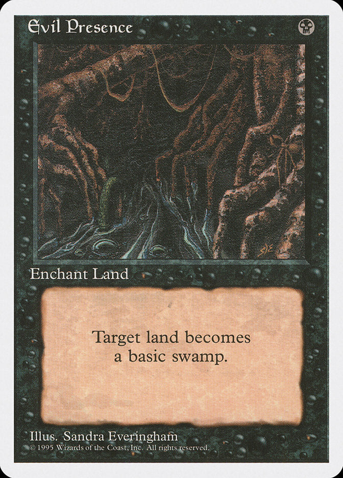Evil Presence [Fourth Edition] - Magic: The Gathering - Card Brawlers | Quebec | Canada |