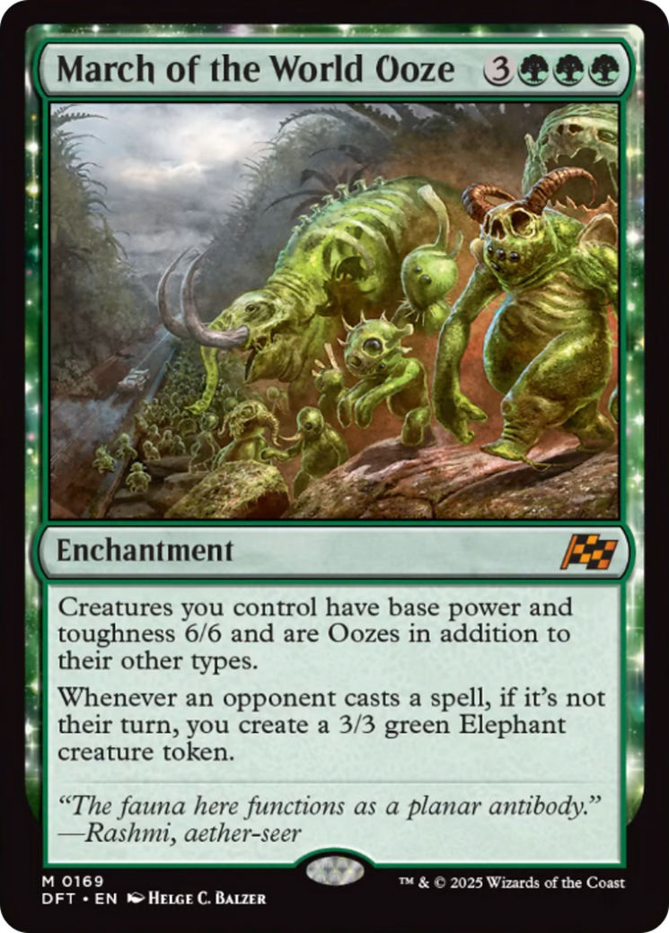 March of the World Ooze [Aetherdrift] - Magic: The Gathering - Card Brawlers | Quebec | Canada |
