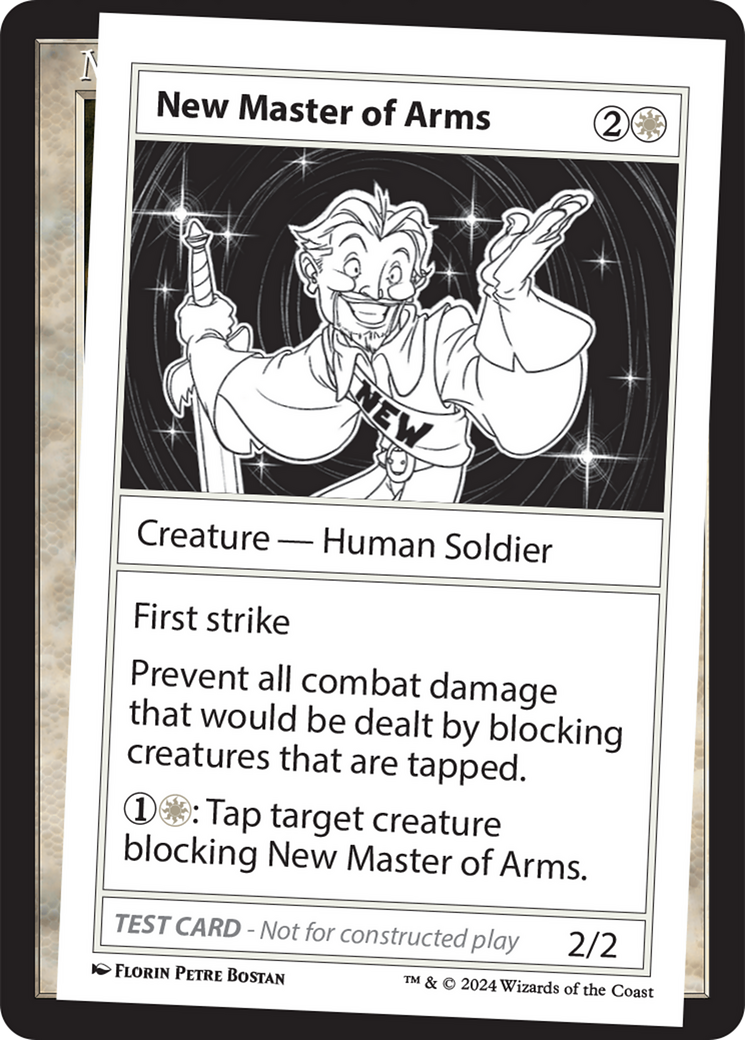 New Master of Arms [Mystery Booster 2 Playtest Cards] - Magic: The Gathering - Card Brawlers | Quebec | Canada |