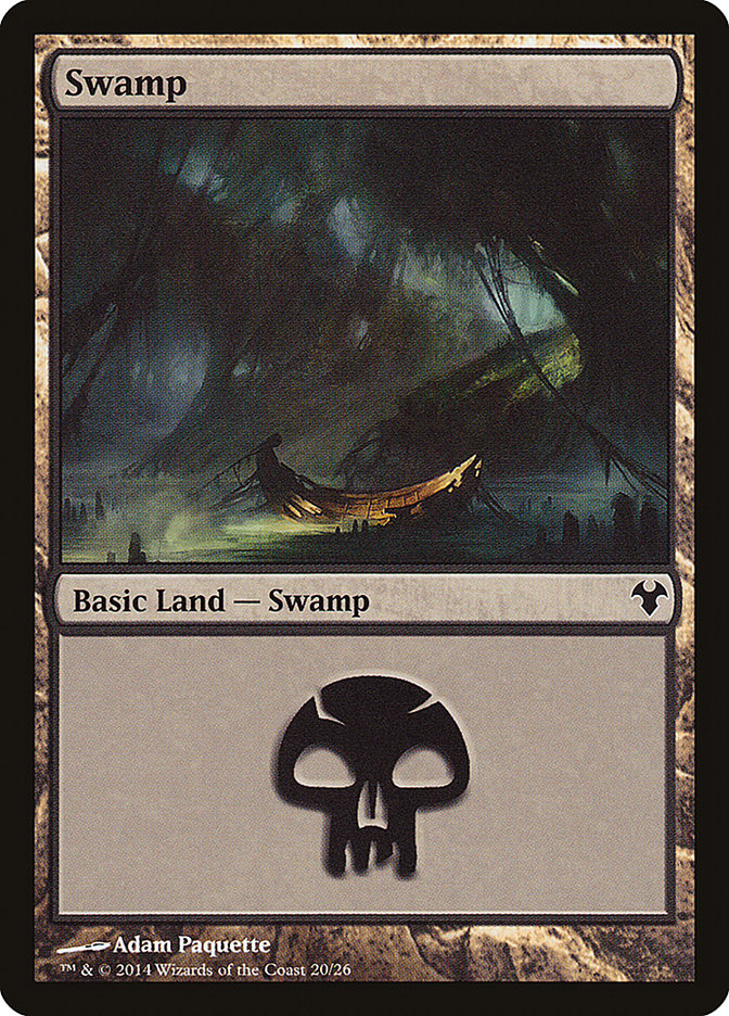 Swamp (20) [Modern Event Deck 2014] - Magic: The Gathering - Card Brawlers | Quebec | Canada |