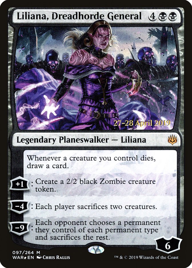 Liliana, Dreadhorde General [War of the Spark Prerelease Promos] - Magic: The Gathering - Card Brawlers | Quebec | Canada |