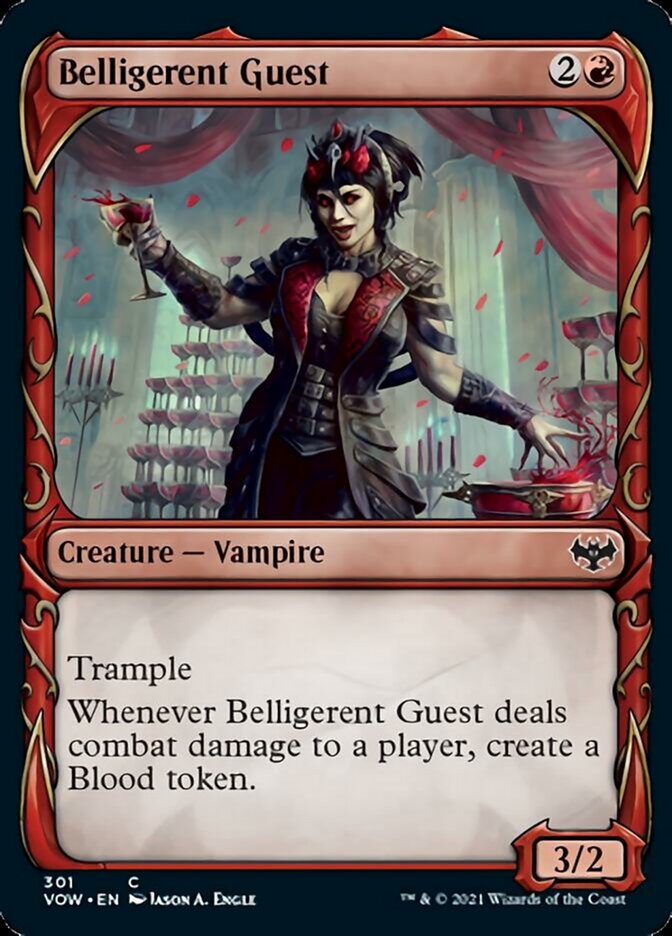Belligerent Guest (Showcase Fang Frame) [Innistrad: Crimson Vow] - Magic: The Gathering - Card Brawlers | Quebec | Canada |