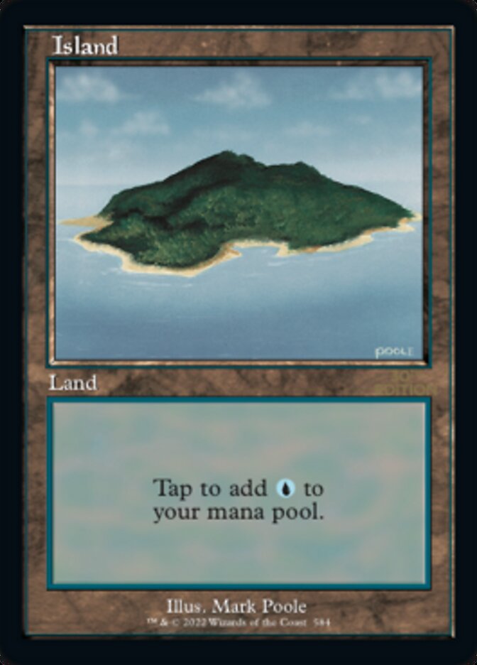 Island (Retro) (584) [30th Anniversary Edition] - Magic: The Gathering - Card Brawlers | Quebec | Canada |