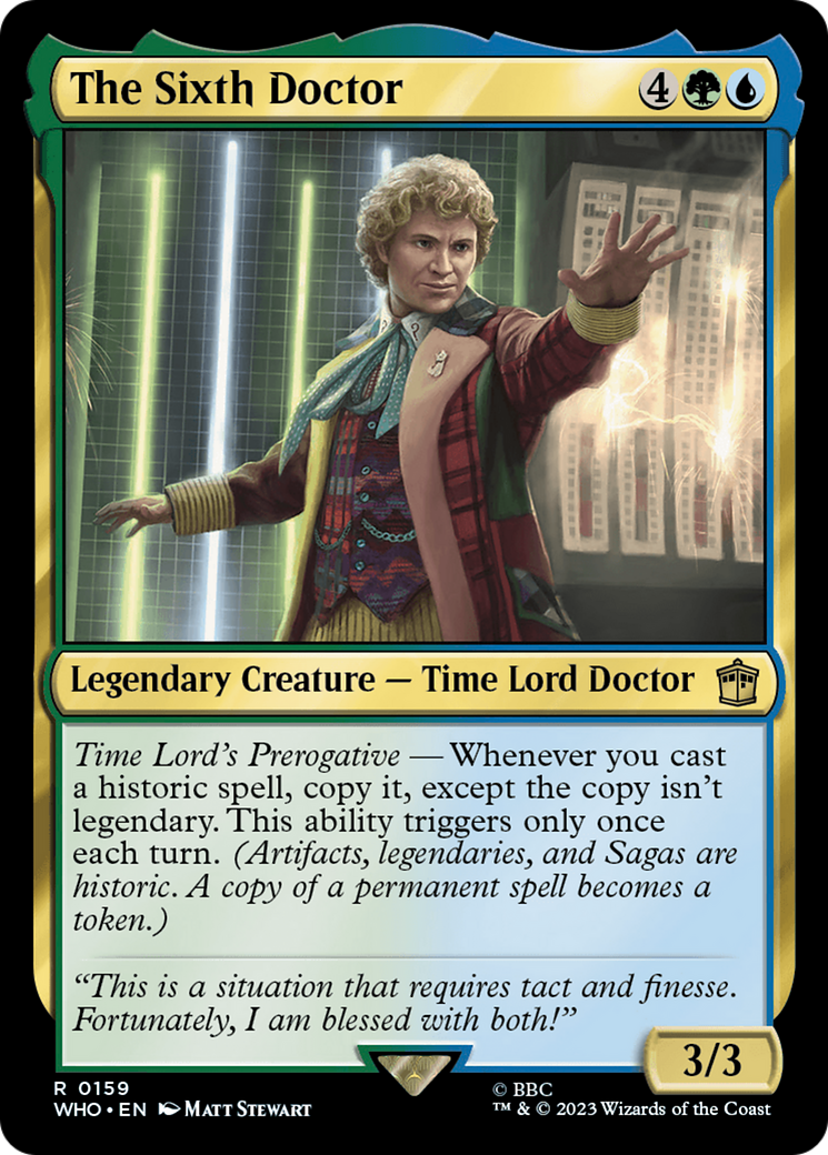 The Sixth Doctor [Doctor Who] - Magic: The Gathering - Card Brawlers | Quebec | Canada |