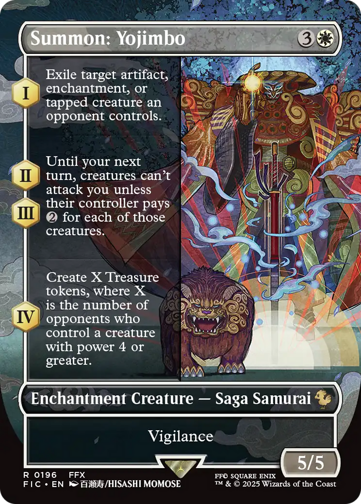 Summon: Yojimbo (Borderless) [FINAL FANTASY Commander] - Magic: The Gathering - Card Brawlers | Quebec | Canada |
