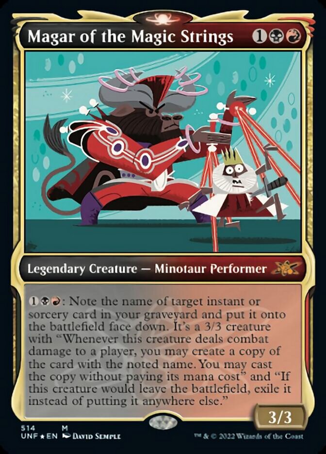 Magar of the Magic Strings (Showcase) (Galaxy Foil) [Unfinity] - Magic: The Gathering - Card Brawlers | Quebec | Canada |
