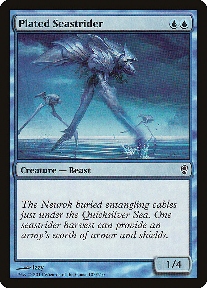 Plated Seastrider [Conspiracy] - Magic: The Gathering - Card Brawlers | Quebec | Canada |