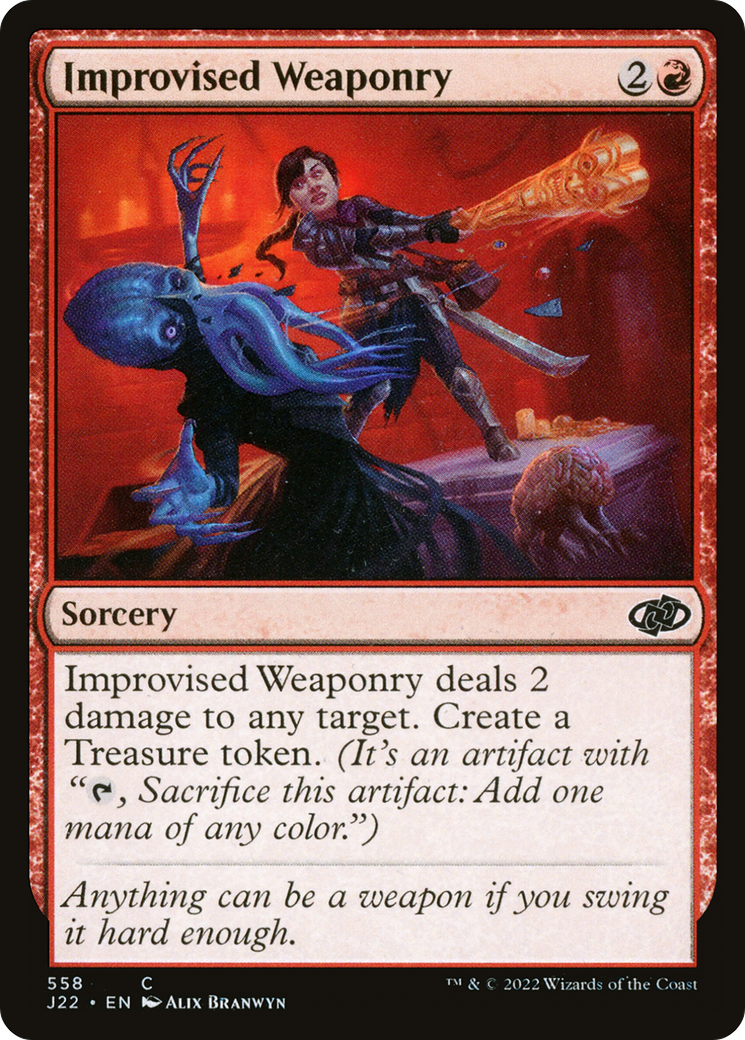 Improvised Weaponry [Jumpstart 2022] - Magic: The Gathering - Card Brawlers | Quebec | Canada |