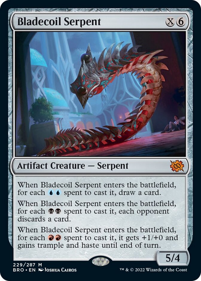 Bladecoil Serpent (Promo Pack) [The Brothers' War Promos] - Magic: The Gathering - Card Brawlers | Quebec | Canada |