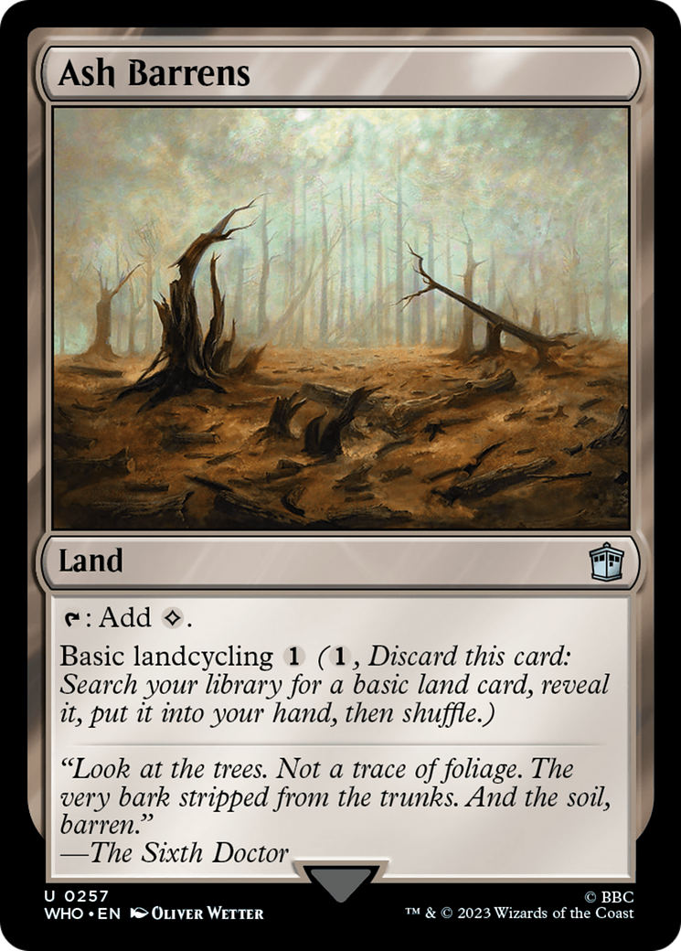 Ash Barrens [Doctor Who] - Magic: The Gathering - Card Brawlers | Quebec | Canada |