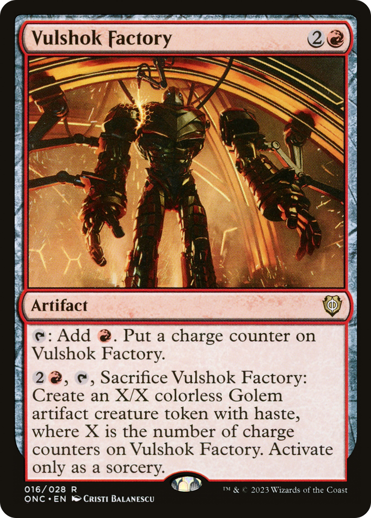 Vulshok Factory [Phyrexia: All Will Be One Commander] - Magic: The Gathering - Card Brawlers | Quebec | Canada |