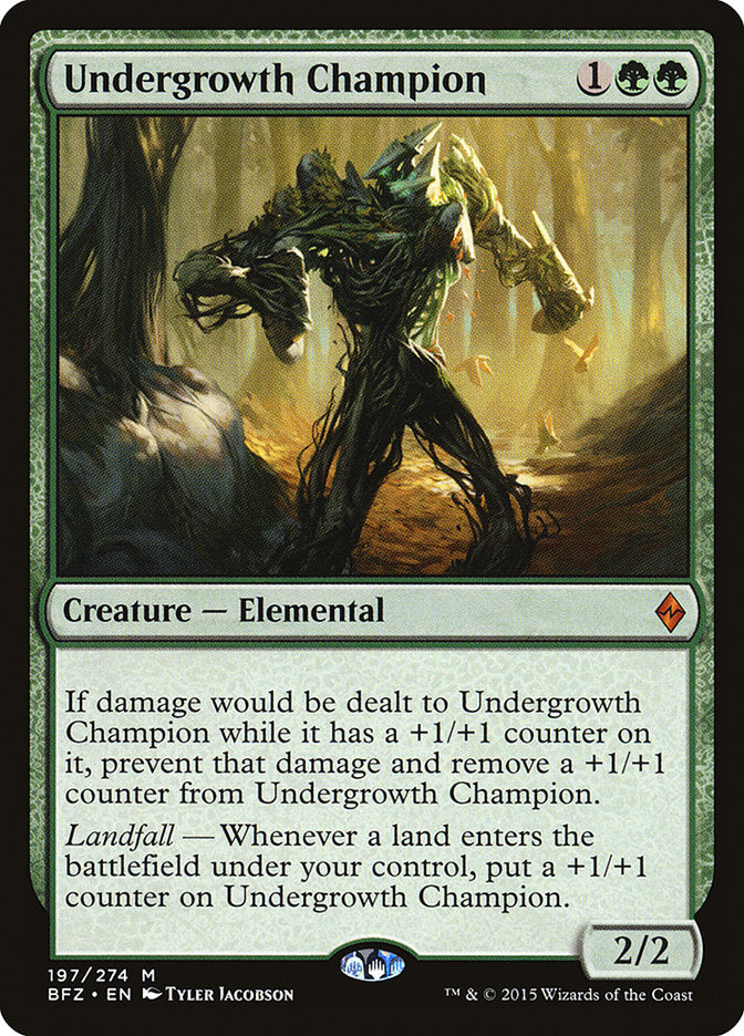 Undergrowth Champion [Battle for Zendikar] - Magic: The Gathering - Card Brawlers | Quebec | Canada |