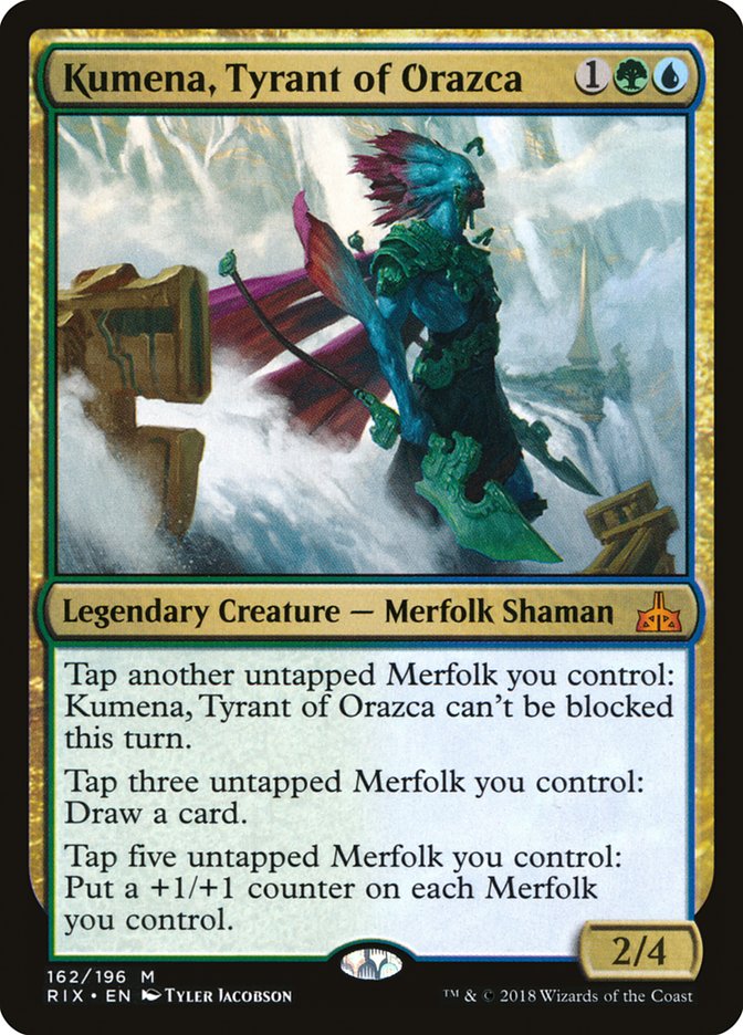 Kumena, Tyrant of Orazca [Rivals of Ixalan] - Magic: The Gathering - Card Brawlers | Quebec | Canada |