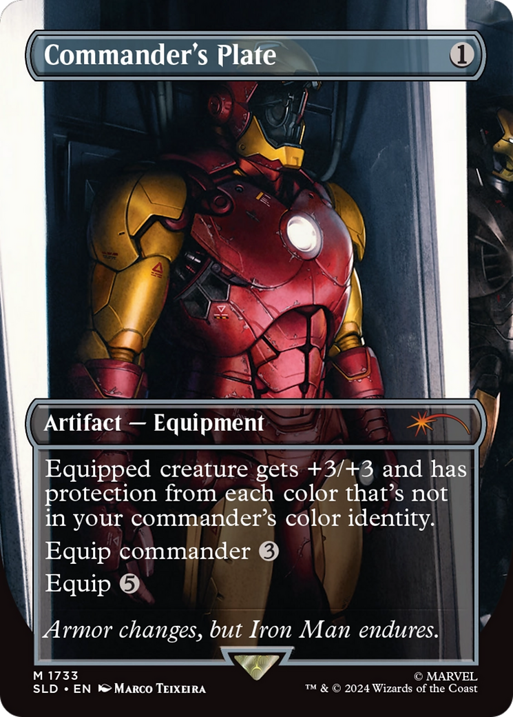 Commander's Plate (1733) (Rainbow Foil) [Secret Lair Drop Series] - Magic: The Gathering - Card Brawlers | Quebec | Canada |
