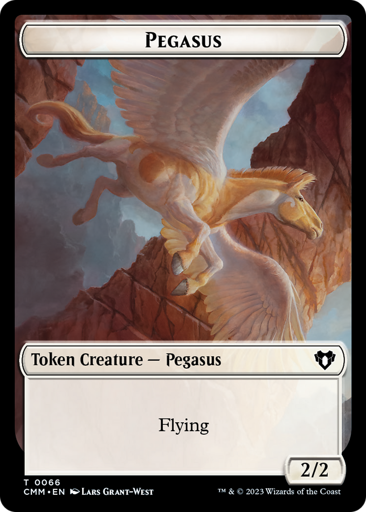Copy (54) // Pegasus Double-Sided Token [Commander Masters Tokens] - Magic: The Gathering - Card Brawlers | Quebec | Canada |