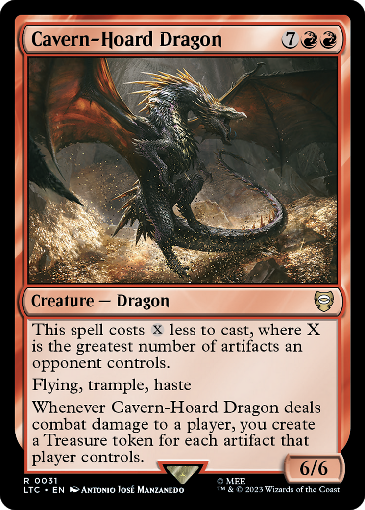 Cavern-Hoard Dragon [The Lord of the Rings: Tales of Middle-Earth Commander] - Magic: The Gathering - Card Brawlers | Quebec | Canada |