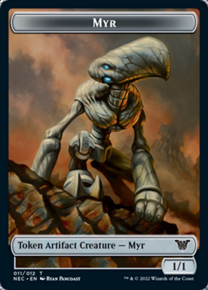 Myr // Pilot Double-Sided Token [Kamigawa: Neon Dynasty Commander Tokens] - Magic: The Gathering - Card Brawlers | Quebec | Canada |