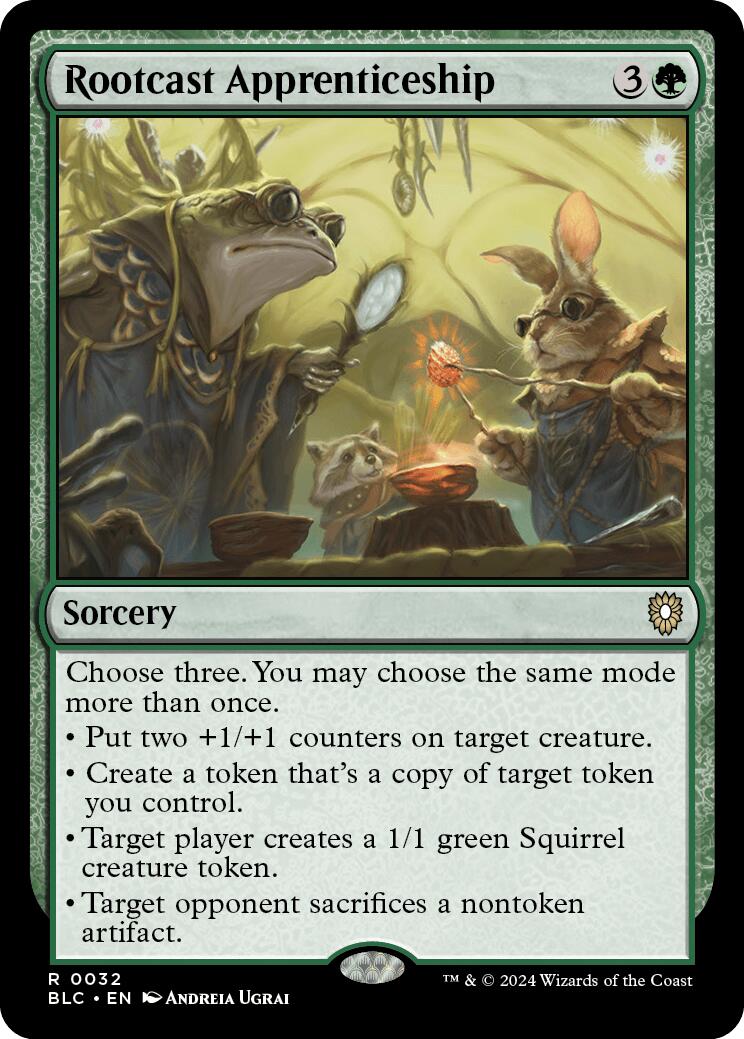 Rootcast Apprenticeship [Bloomburrow Commander] - Magic: The Gathering - Card Brawlers | Quebec | Canada |