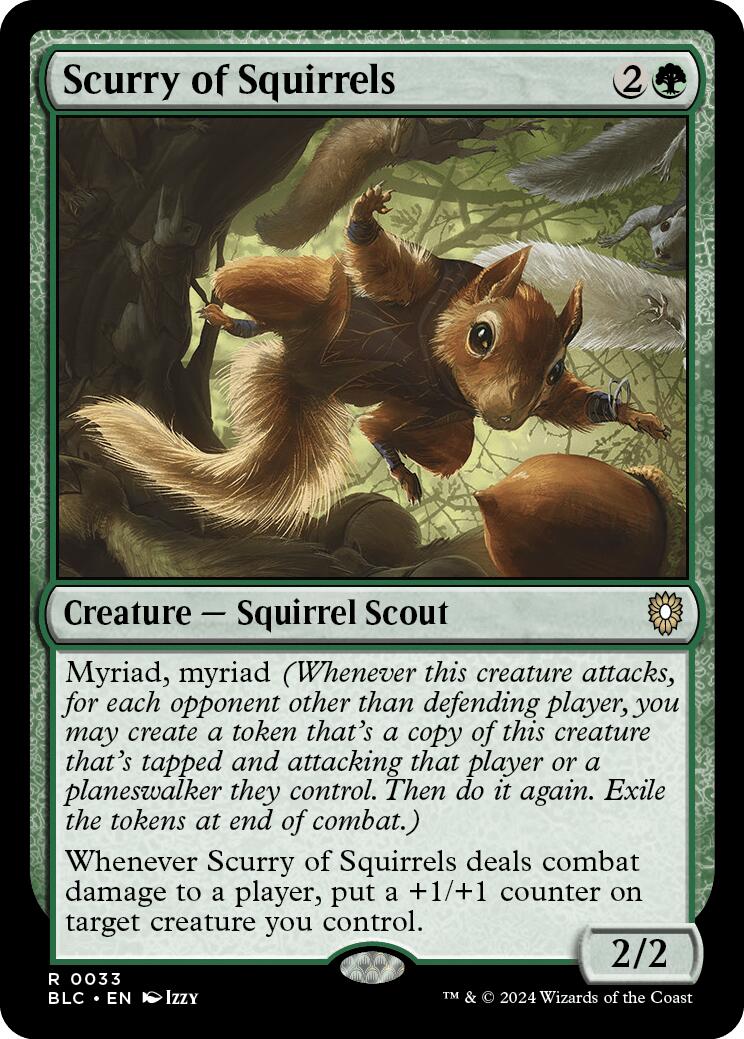 Scurry of Squirrels [Bloomburrow Commander] - Magic: The Gathering - Card Brawlers | Quebec | Canada |