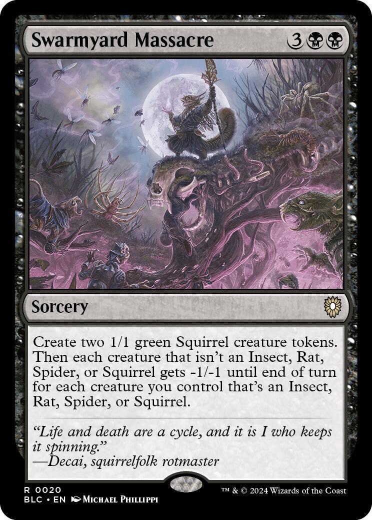 Swarmyard Massacre [Bloomburrow Commander] - Magic: The Gathering - Card Brawlers | Quebec | Canada |
