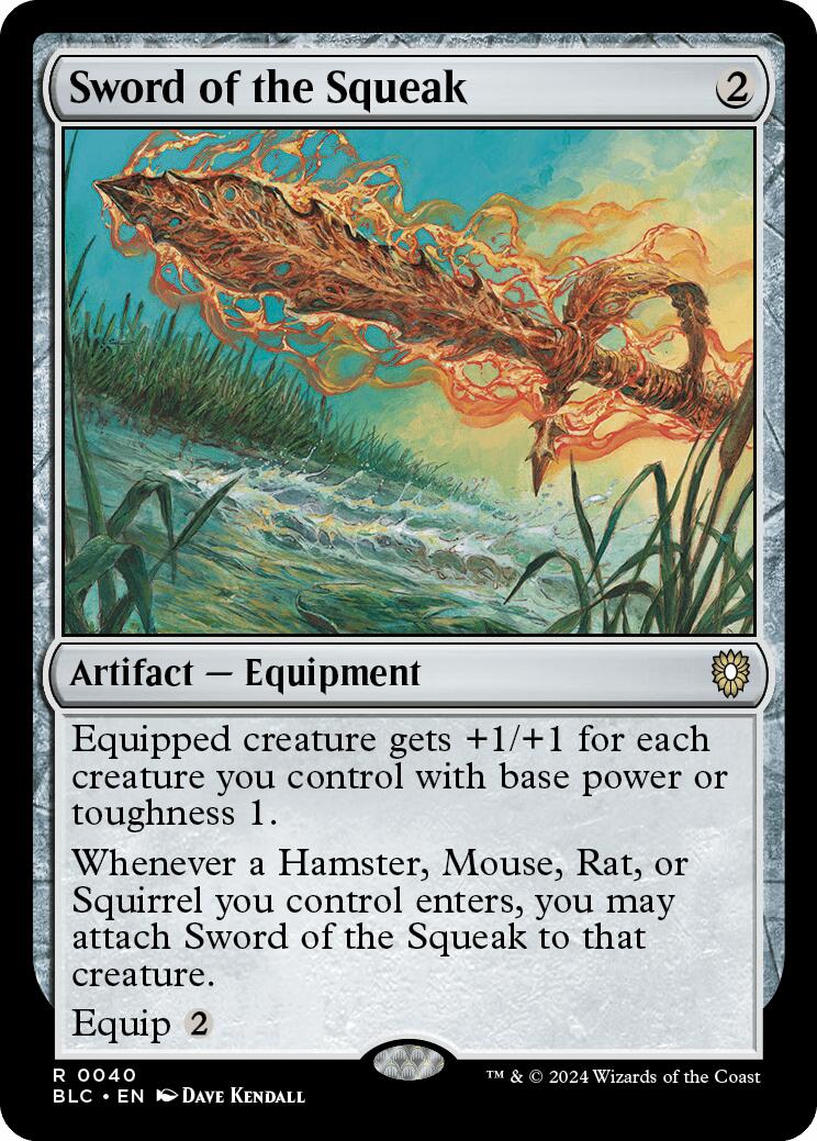 Sword of the Squeak [Bloomburrow Commander] - Magic: The Gathering - Card Brawlers | Quebec | Canada |